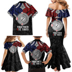 Aotearoa and Samoa Mo Te Tiriti Family Matching Mermaid Dress and Hawaiian Shirt Tangata Moana Stand with Tangata Whenua