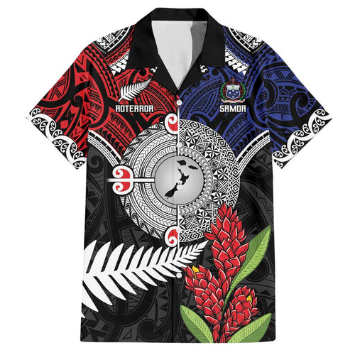 Aotearoa and Samoa Mo Te Tiriti Hawaiian Shirt Tangata Moana Stand with Tangata Whenua