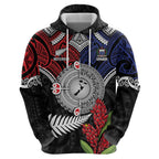 Aotearoa and Samoa Mo Te Tiriti Hoodie Tangata Moana Stand with Tangata Whenua