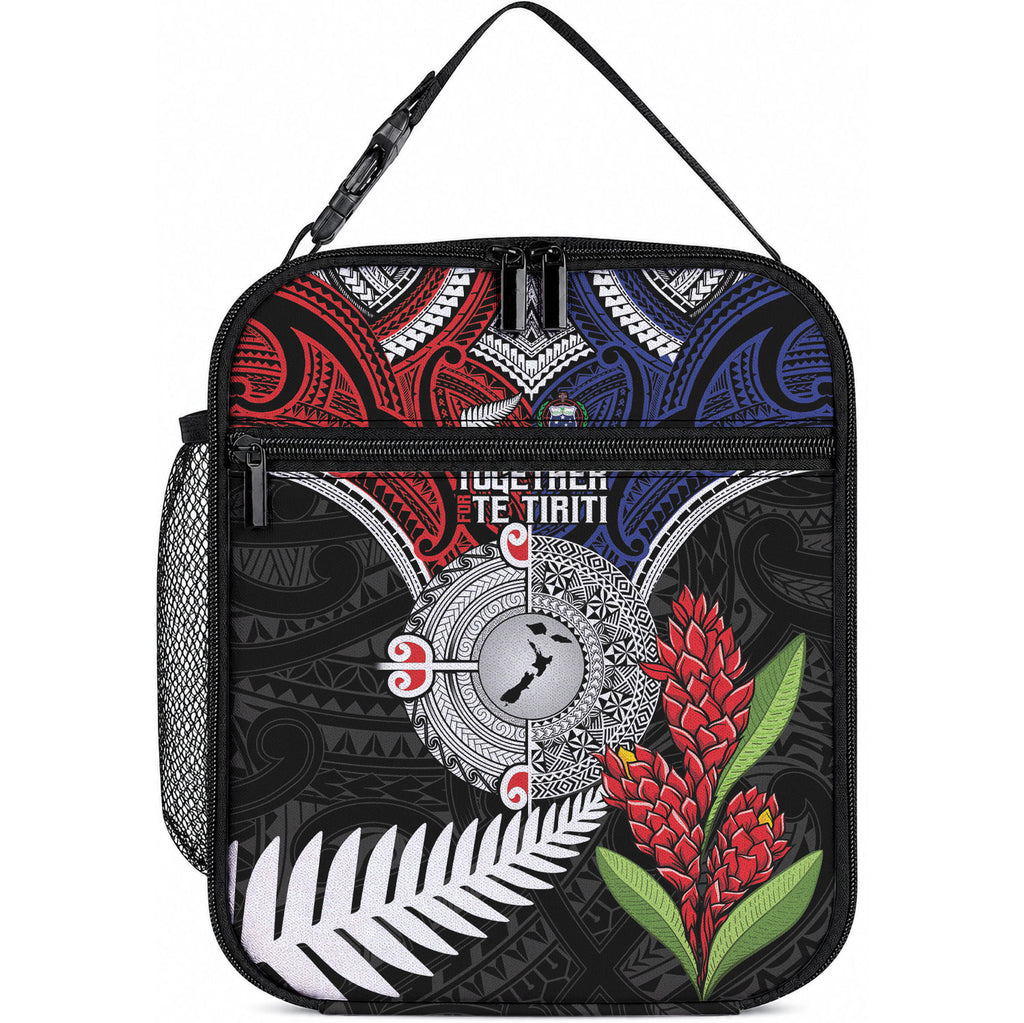 Aotearoa and Samoa Mo Te Tiriti Lunch Bag Tangata Moana Stand with Tangata Whenua