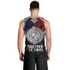 Aotearoa and Samoa Mo Te Tiriti Men Tank Top Tangata Moana Stand with Tangata Whenua