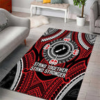 Aotearoa Proud To Be Maori Area Rug New Zealand Fight Together