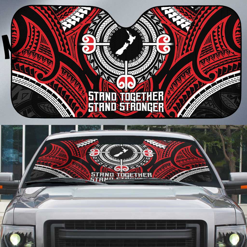 Aotearoa Proud To Be Maori Auto Sun Shade New Zealand Fight Together - Aussie Hoodie