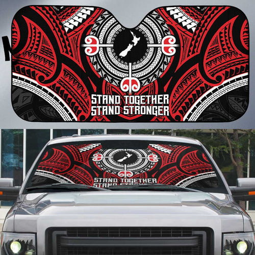 Aotearoa Proud To Be Maori Auto Sun Shade New Zealand Fight Together - Aussie Hoodie
