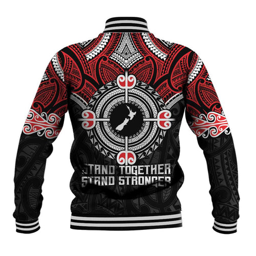Aotearoa Proud To Be Maori Baseball Jacket New Zealand Fight Together