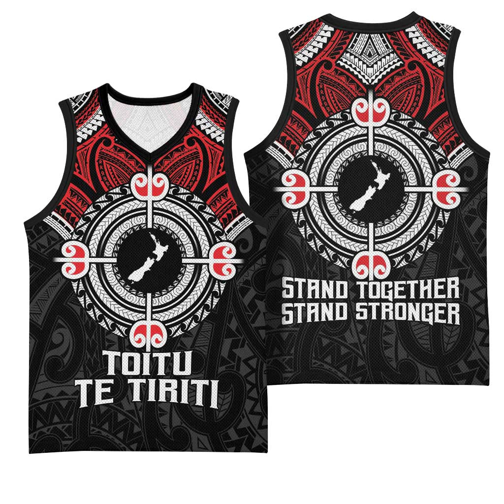 Aotearoa Proud To Be Maori Basketball Jersey New Zealand Fight Together - Aussie Hoodie