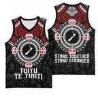 Aotearoa Proud To Be Maori Basketball Jersey New Zealand Fight Together - Aussie Hoodie