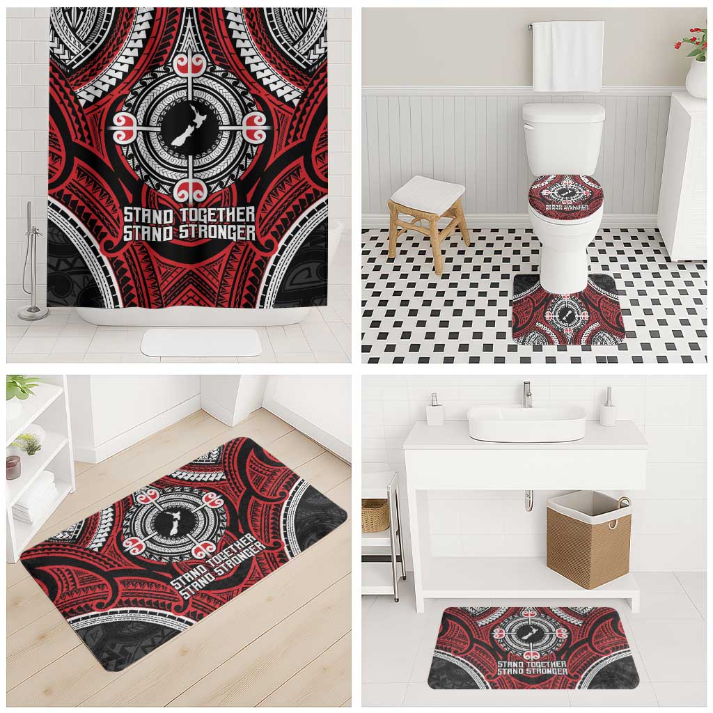 Aotearoa Proud To Be Maori Bathroom Set New Zealand Fight Together - Aussie Hoodie