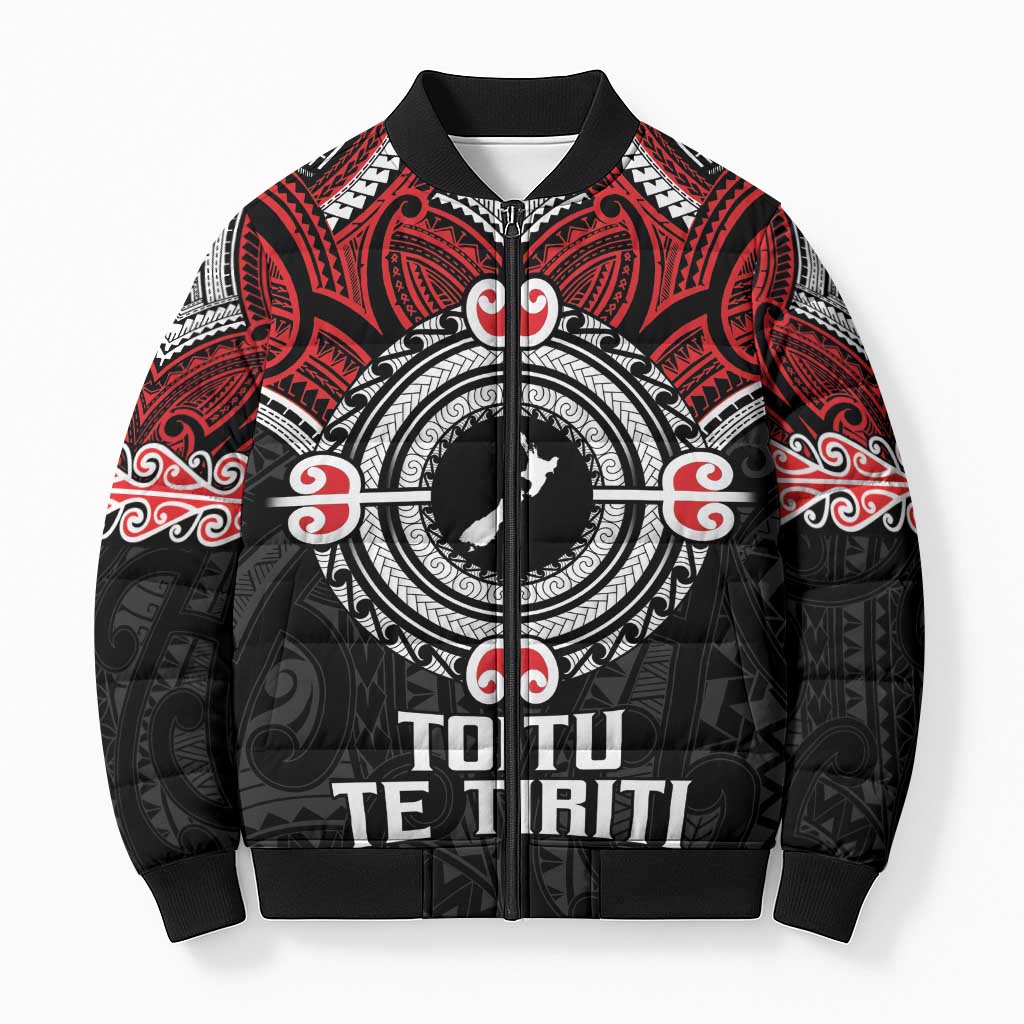 Aotearoa Proud To Be Maori Bomber Puffer Jacket New Zealand Fight Together - Aussie Hoodie