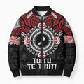 Aotearoa Proud To Be Maori Bomber Puffer Jacket New Zealand Fight Together - Aussie Hoodie