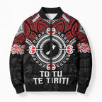 Aotearoa Proud To Be Maori Bomber Puffer Jacket New Zealand Fight Together - Aussie Hoodie
