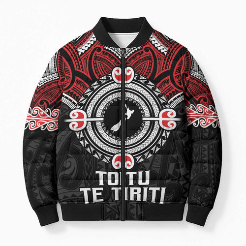 Aotearoa Proud To Be Maori Bomber Puffer Jacket New Zealand Fight Together - Aussie Hoodie