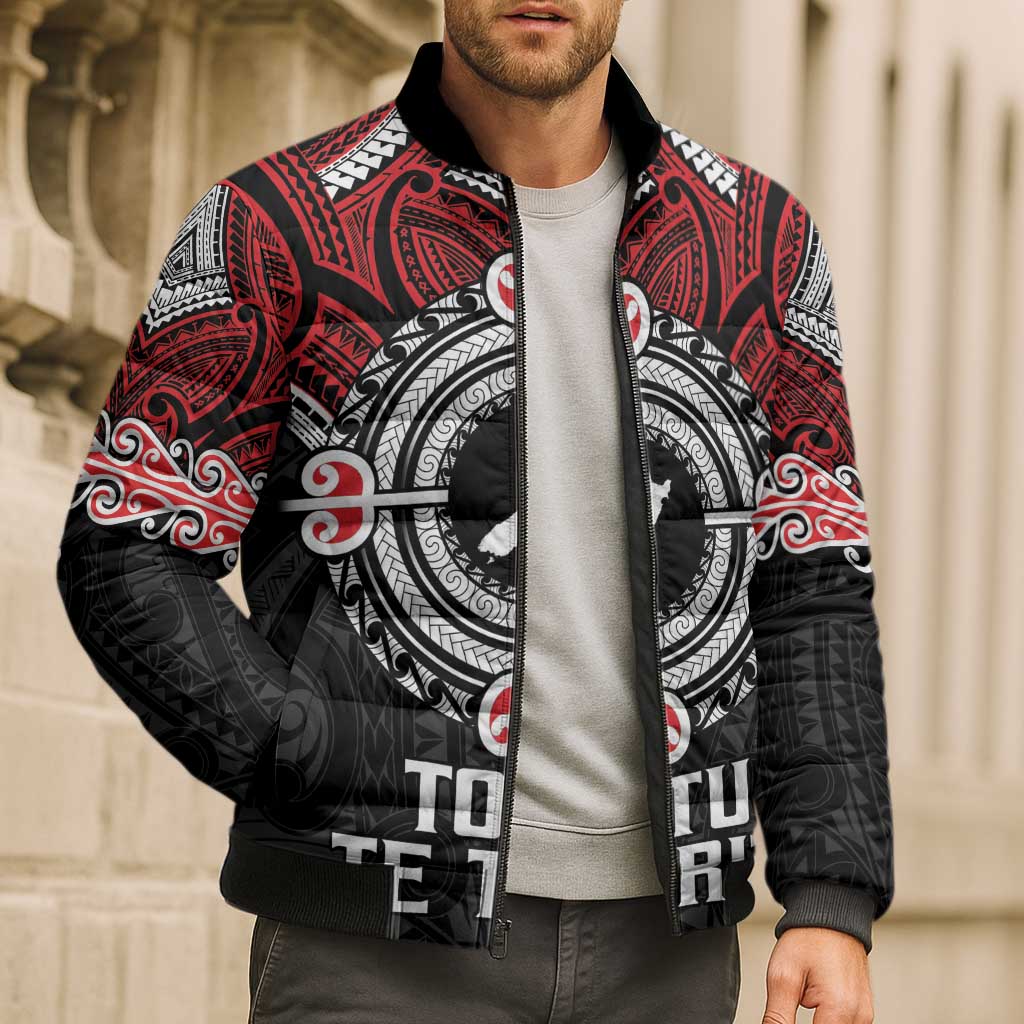 Aotearoa Proud To Be Maori Bomber Puffer Jacket New Zealand Fight Together - Aussie Hoodie