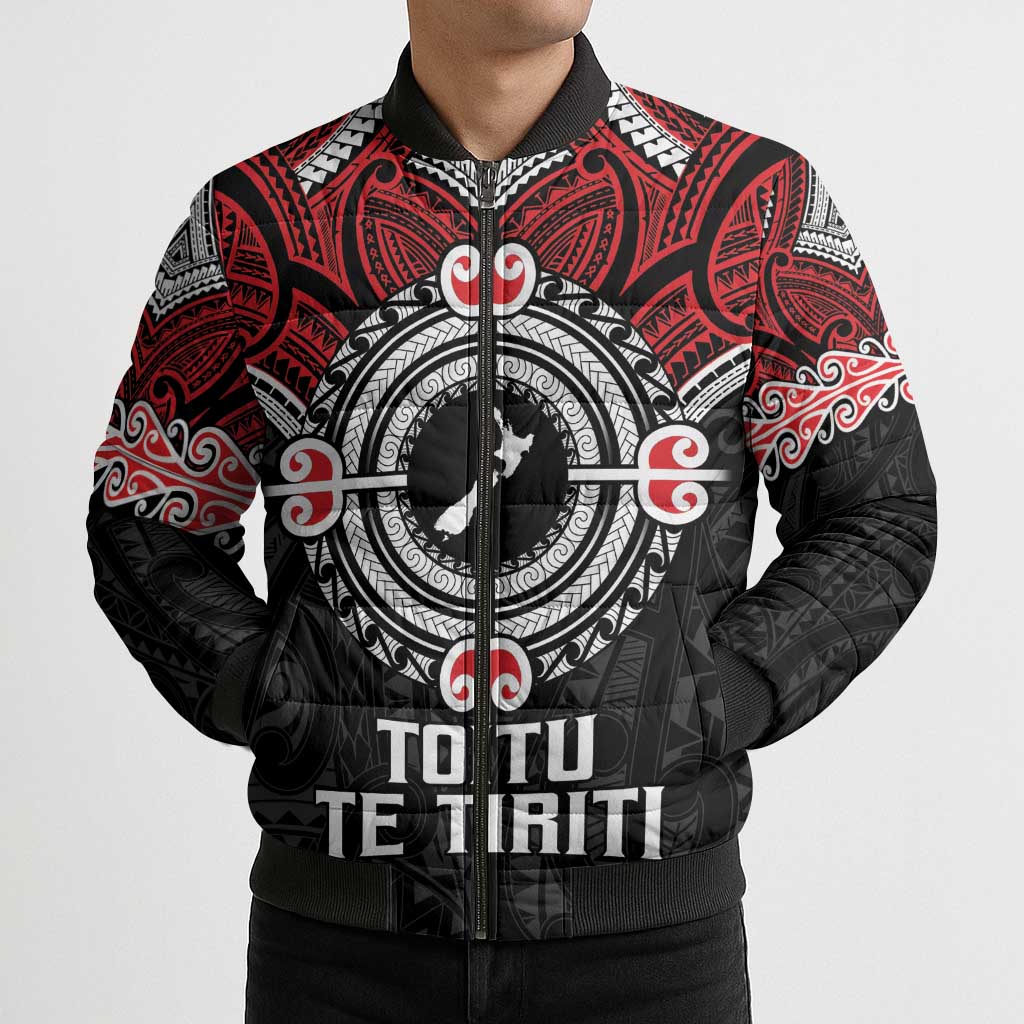 Aotearoa Proud To Be Maori Bomber Puffer Jacket New Zealand Fight Together - Aussie Hoodie