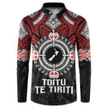 Aotearoa Proud To Be Maori Button Sweatshirt New Zealand Fight Together