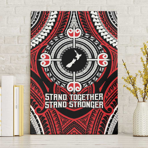 Aotearoa Proud To Be Maori Canvas Wall Art New Zealand Fight Together