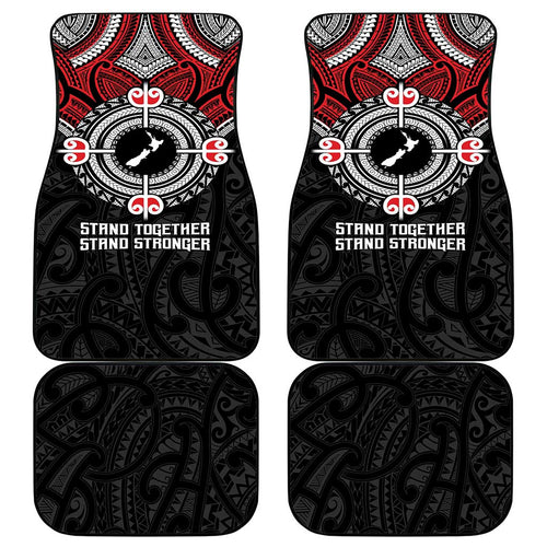 Aotearoa Proud To Be Maori Car Mats New Zealand Fight Together
