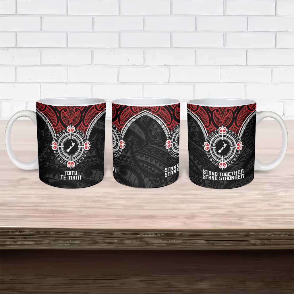 Aotearoa Proud To Be Maori Ceramic Mug New Zealand Fight Together - Aussie Hoodie
