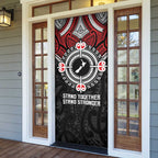Aotearoa Proud To Be Maori Door Cover New Zealand Fight Together - Aussie Hoodie