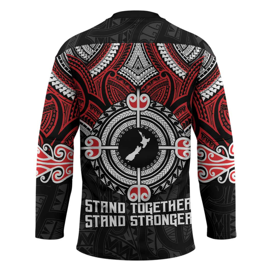 Aotearoa Proud To Be Maori Hockey Jersey New Zealand Fight Together - Aussie Hoodie