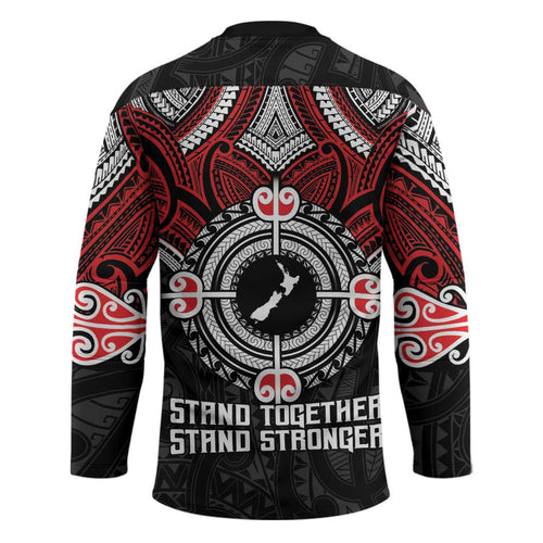 Aotearoa Proud To Be Maori Hockey Jersey New Zealand Fight Together - Aussie Hoodie