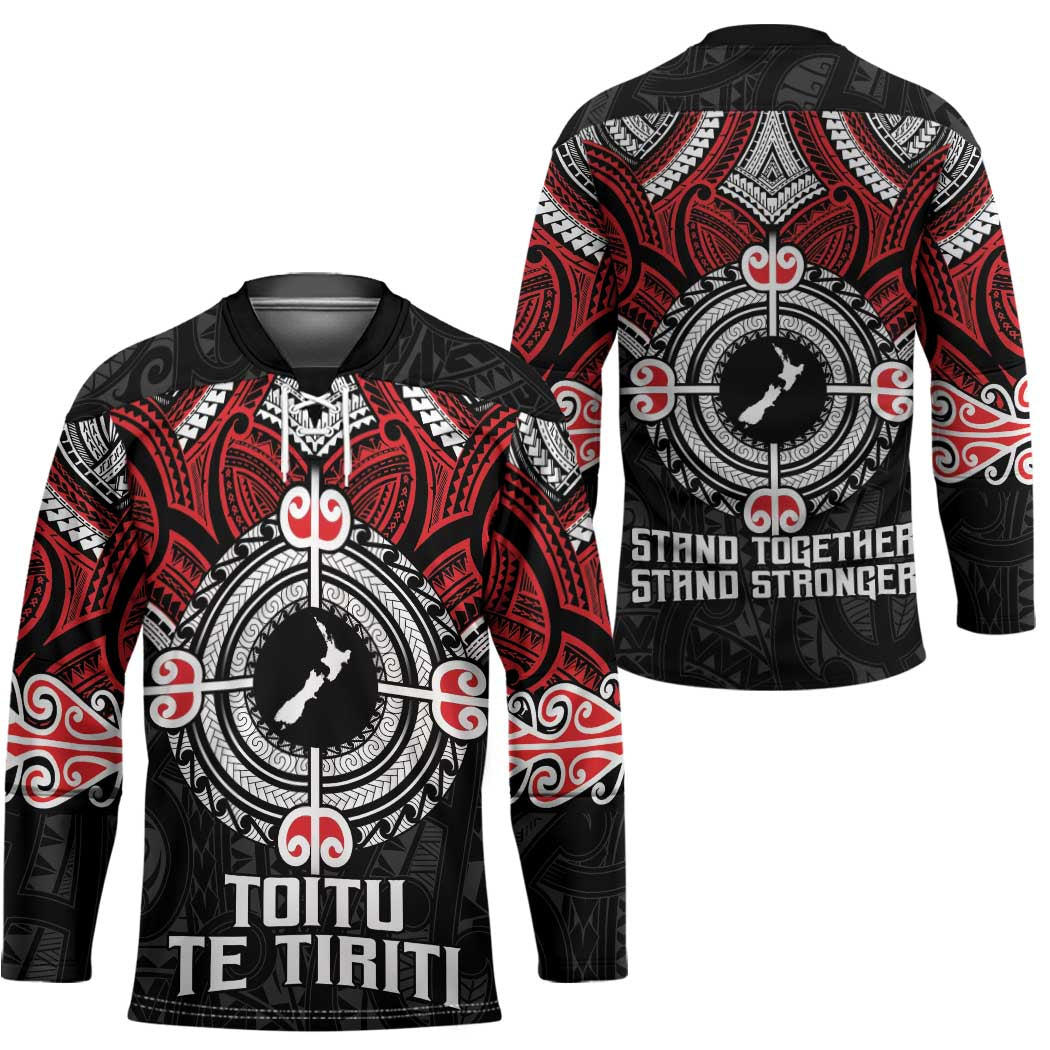 Aotearoa Proud To Be Maori Hockey Jersey New Zealand Fight Together - Aussie Hoodie