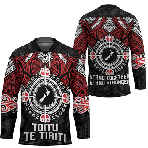 Aotearoa Proud To Be Maori Hockey Jersey New Zealand Fight Together - Aussie Hoodie