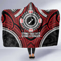 Aotearoa Proud To Be Maori Hooded Blanket New Zealand Fight Together