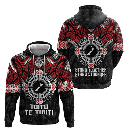 Aotearoa Proud To Be Maori Hoodie New Zealand Fight Together