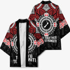Aotearoa Proud To Be Maori Kimono New Zealand Fight Together - Aussie Hoodie
