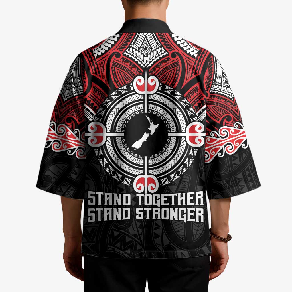 Aotearoa Proud To Be Maori Kimono New Zealand Fight Together - Aussie Hoodie