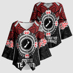 Aotearoa Proud To Be Maori Kimono Sleeve Blouse New Zealand Fight Together - Aussie Hoodie