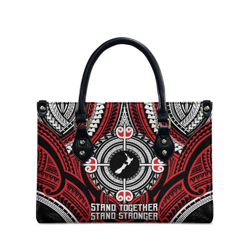 Aotearoa Proud To Be Maori Leather Bag New Zealand Fight Together - Aussie Hoodie