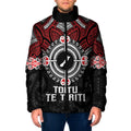 Aotearoa Proud To Be Maori Padded Jacket New Zealand Fight Together - Aussie Hoodie