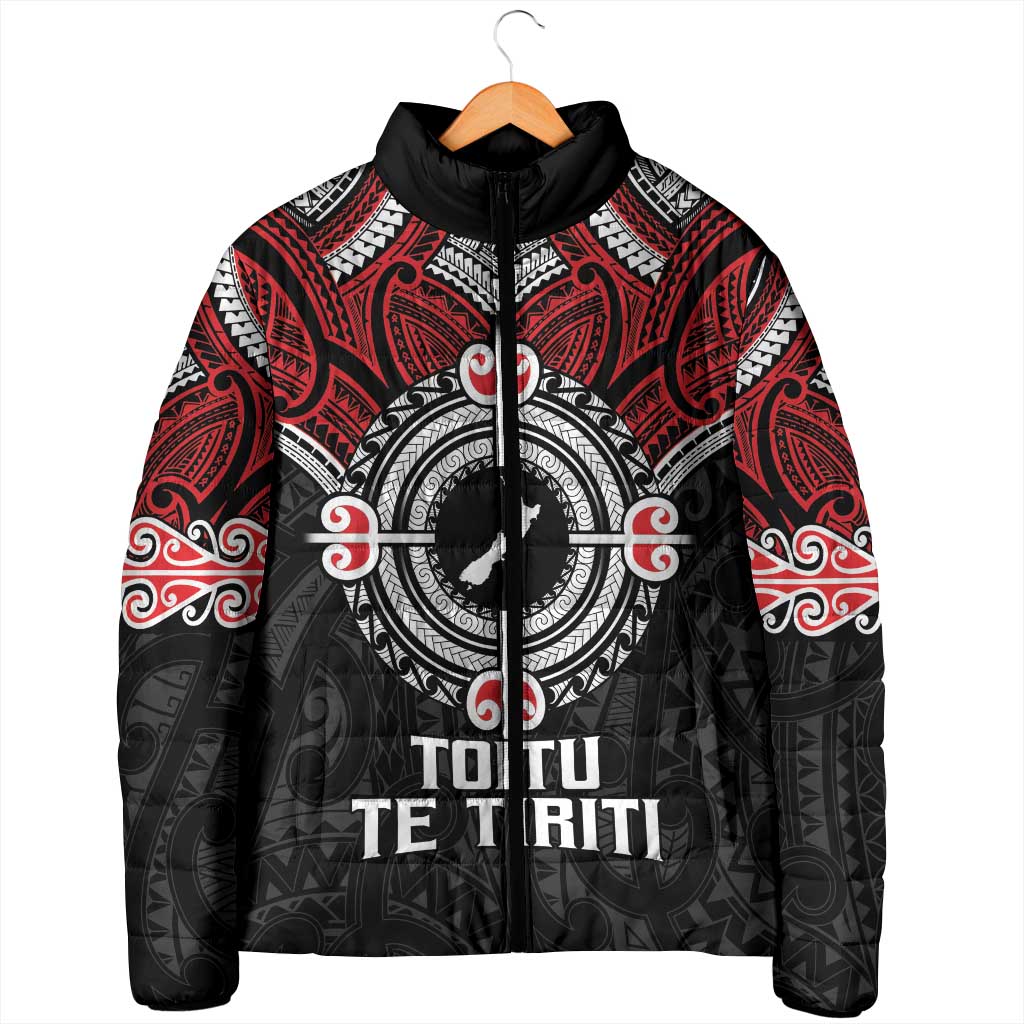Aotearoa Proud To Be Maori Padded Jacket New Zealand Fight Together - Aussie Hoodie