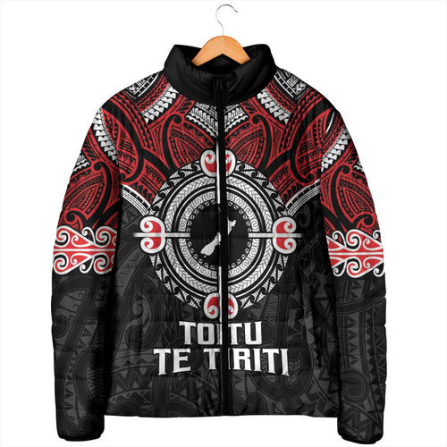 Aotearoa Proud To Be Maori Padded Jacket New Zealand Fight Together - Aussie Hoodie