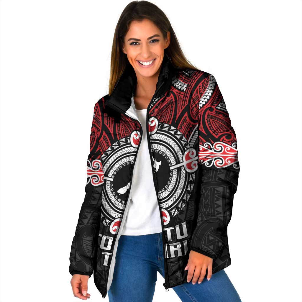 Aotearoa Proud To Be Maori Padded Jacket New Zealand Fight Together - Aussie Hoodie