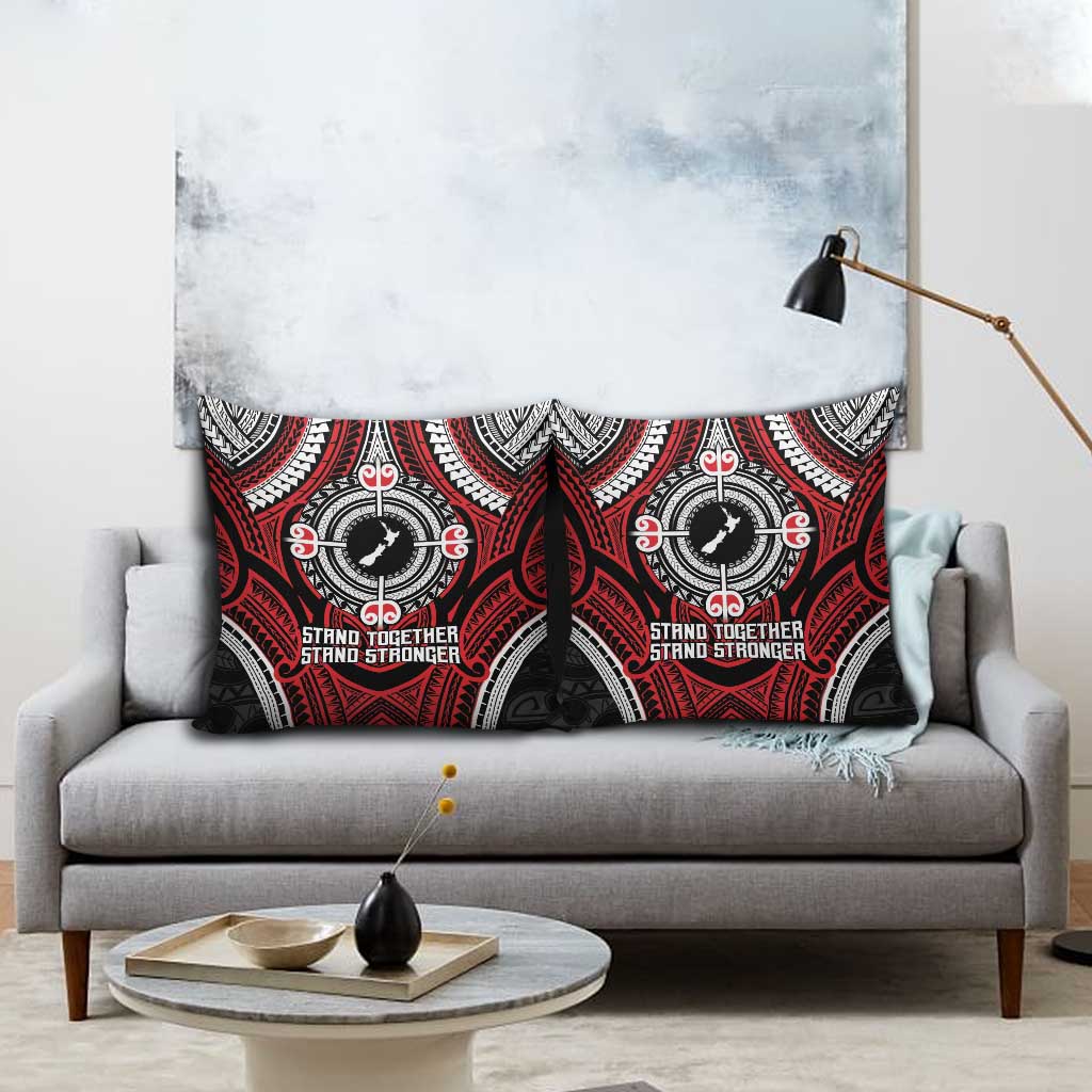 Aotearoa Proud To Be Maori Pillow Cover New Zealand Fight Together - Aussie Hoodie