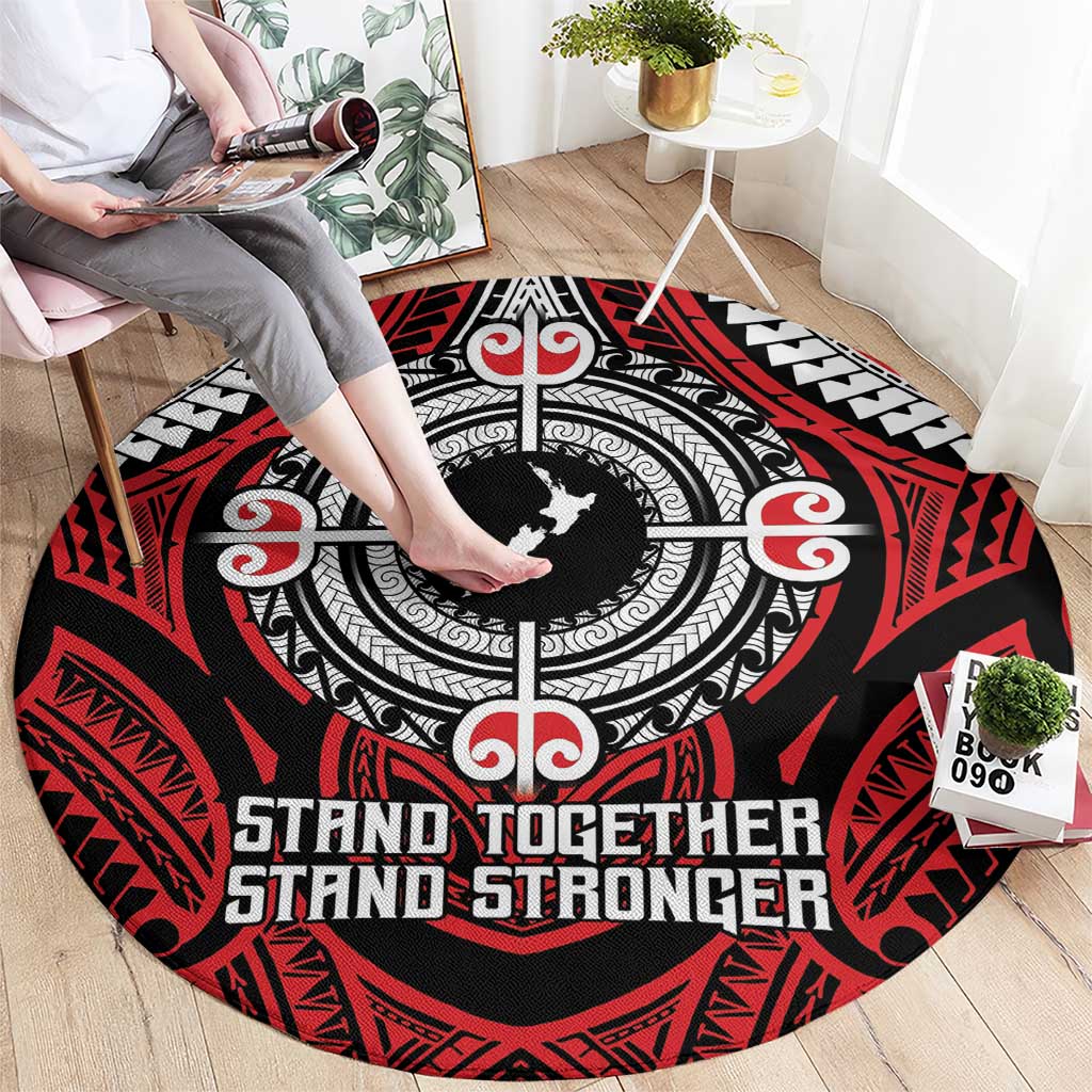 Aotearoa Proud To Be Maori Round Carpet New Zealand Fight Together