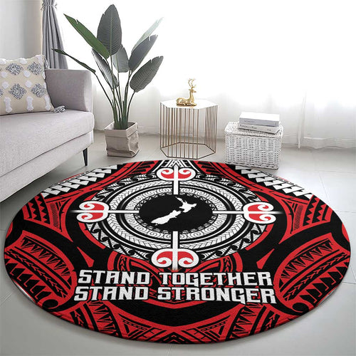 Aotearoa Proud To Be Maori Round Carpet New Zealand Fight Together
