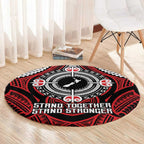 Aotearoa Proud To Be Maori Round Carpet New Zealand Fight Together