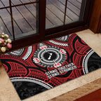 Aotearoa Proud To Be Maori Rubber Doormat New Zealand Fight Together