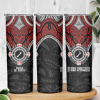Aotearoa Proud To Be Maori Skinny Tumbler New Zealand Fight Together