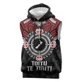 Aotearoa Proud To Be Maori Sleeveless Hoodie New Zealand Fight Together - Aussie Hoodie