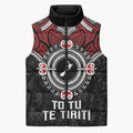 Aotearoa Proud To Be Maori Sleeveless Puffer Jacket New Zealand Fight Together - Aussie Hoodie