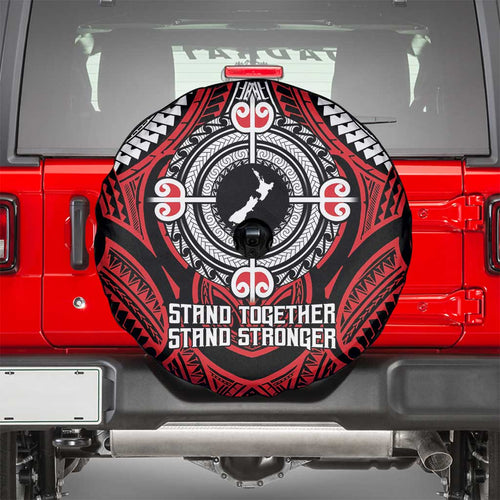 Aotearoa Proud To Be Maori Spare Tire Cover New Zealand Fight Together