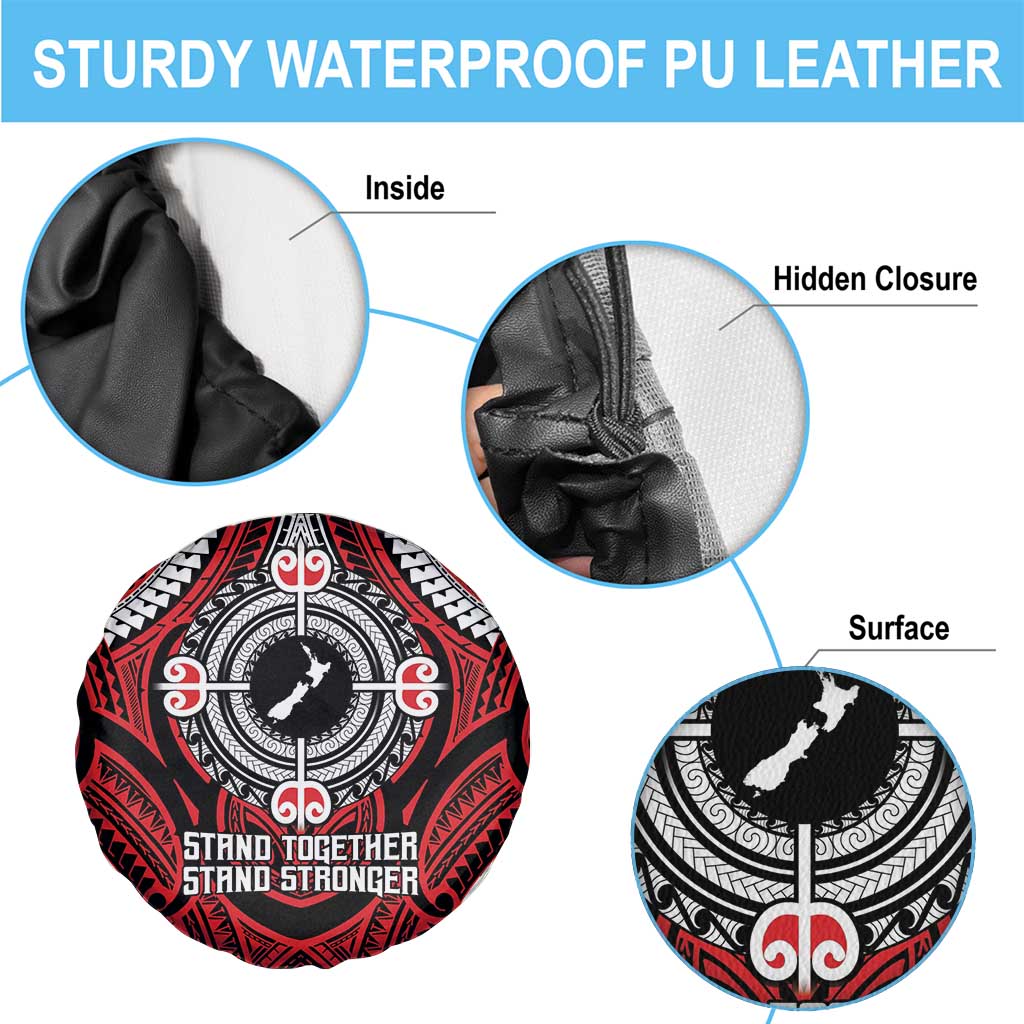 Aotearoa Proud To Be Maori Spare Tire Cover New Zealand Fight Together