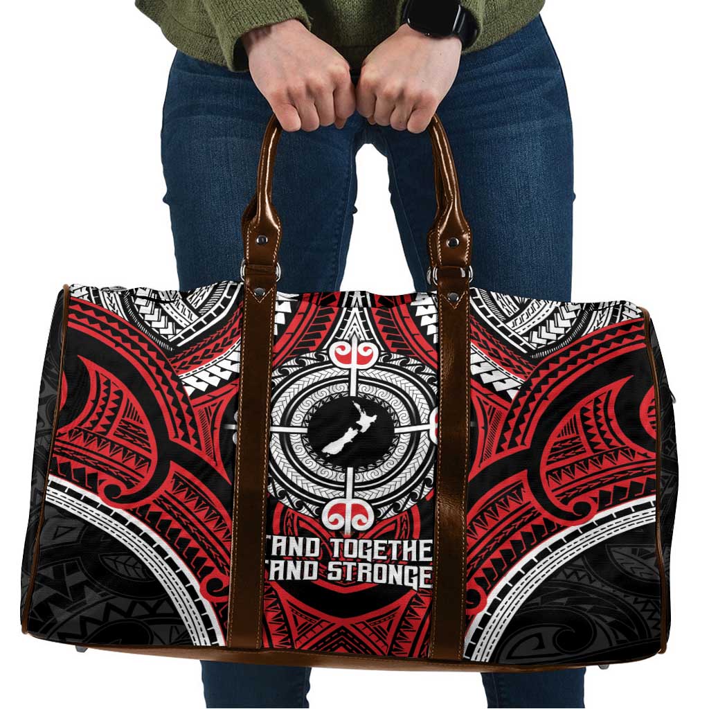 Aotearoa Proud To Be Maori Travel Bag New Zealand Fight Together - Aussie Hoodie