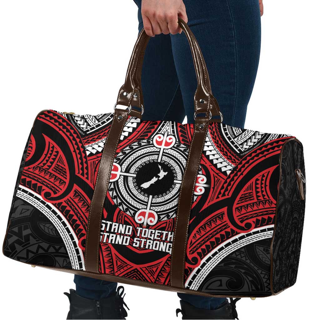 Aotearoa Proud To Be Maori Travel Bag New Zealand Fight Together - Aussie Hoodie
