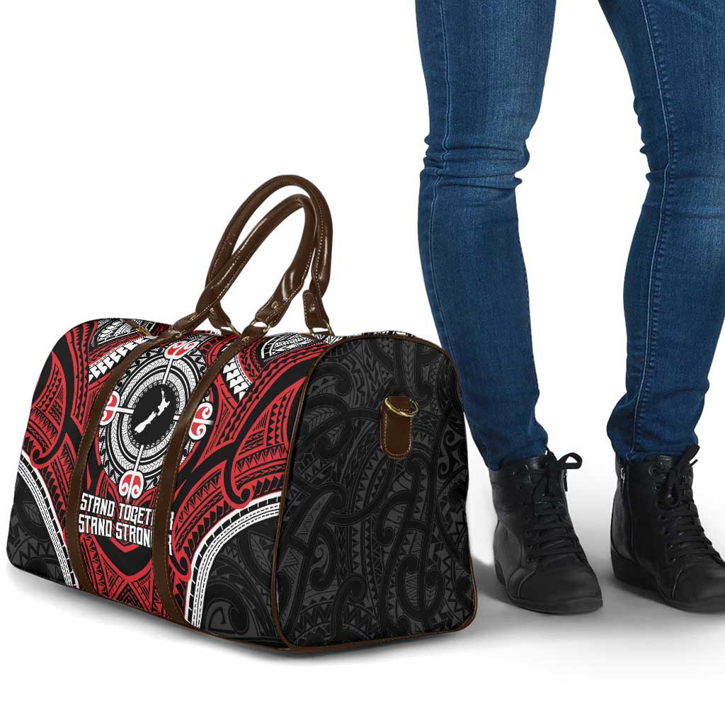 Aotearoa Proud To Be Maori Travel Bag New Zealand Fight Together - Aussie Hoodie